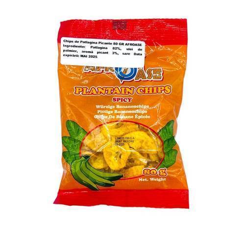 Plantain Chips Spicy 80 GR AFROASE - Main Image
