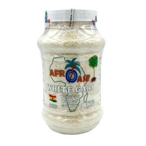 White Gari Jar AFROASE 1KG - Main Image