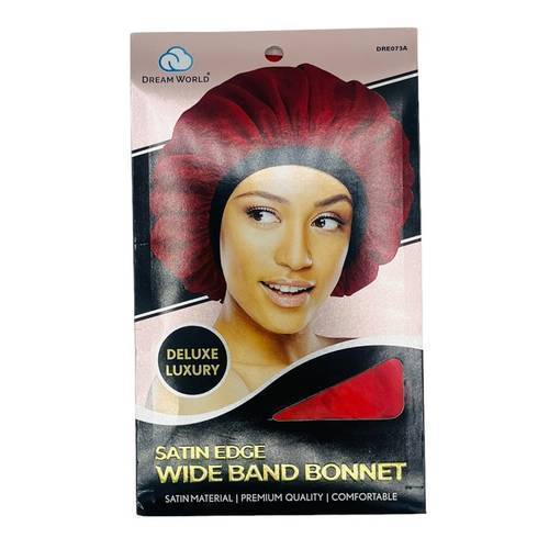 Dream World Wide Band Bonnet Satin Asst DRE073A - Main Image